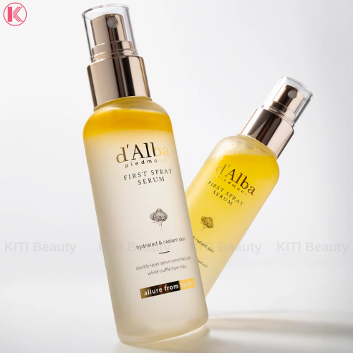 Xịt Khoáng D'Alba White Truffle Spray Serum 100ml - First Spray (vàng)